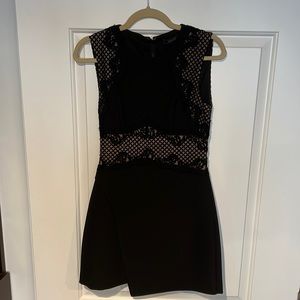 BCBG black mini dress, size 2